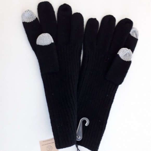 BUY 2 GET 1 FREE NWT - REBECCA MINKOFF WOOL BLEND GLOVES - Picture 3 of 5